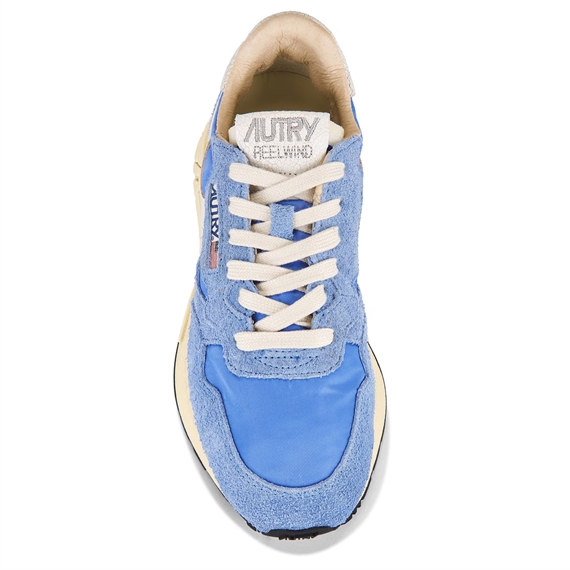 Autry Reelwind Low Sneakers, White/Dark Blue